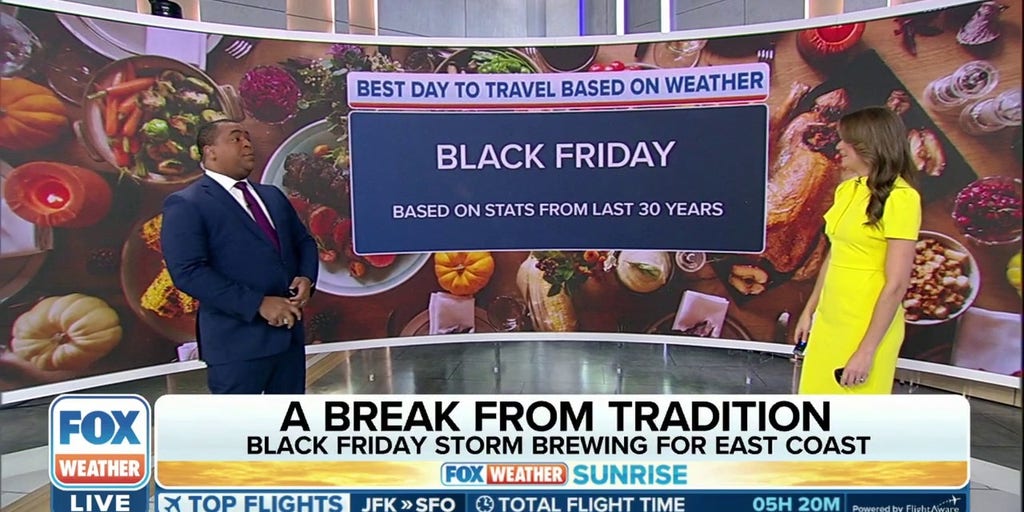 Best Day To Travel Over The Thanksgiving Weekend Based On Weather ...