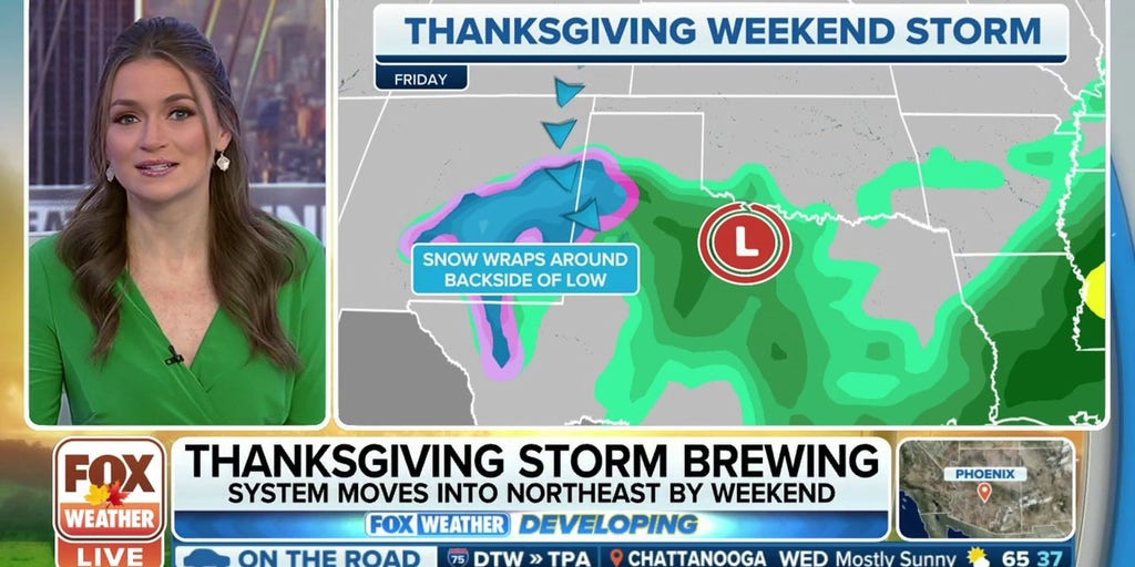 Big Thanksgiving Storm Brewing To Bring Heavy Rain From Texas To ...