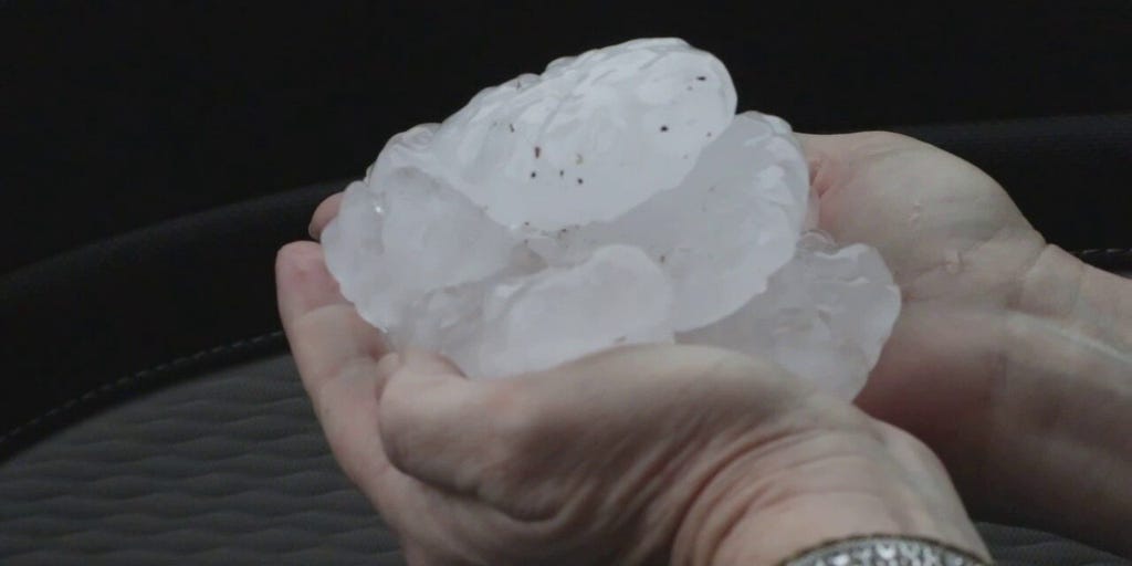 Severe weather outbreak brought large hail, tornadowarned storms to