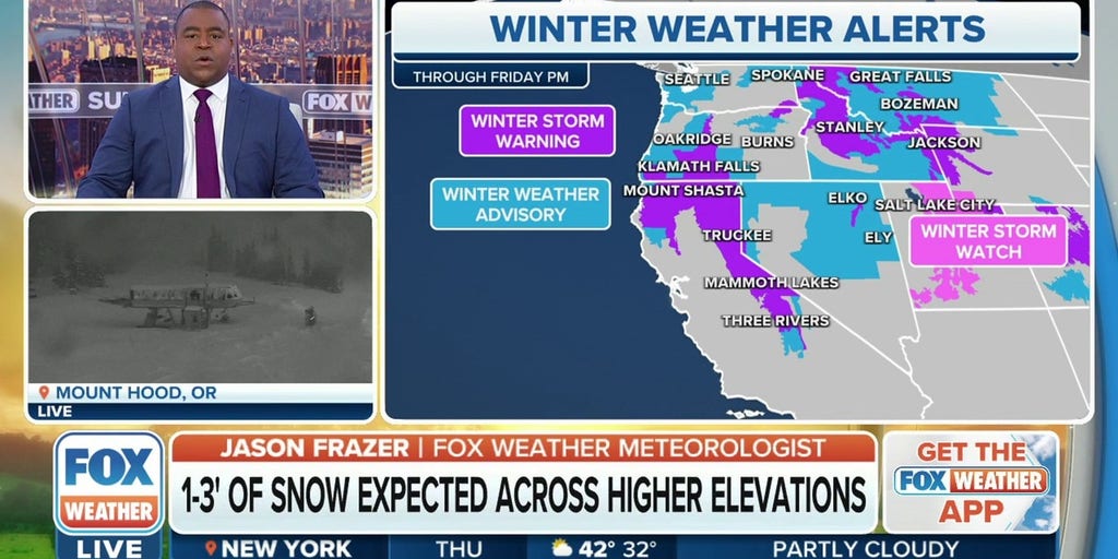 Significant winter storm producing widespread rain, heavy mountain snow