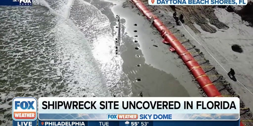 Shipwreck Site Uncovered On Daytona Beach Shores Hundreds Of Years