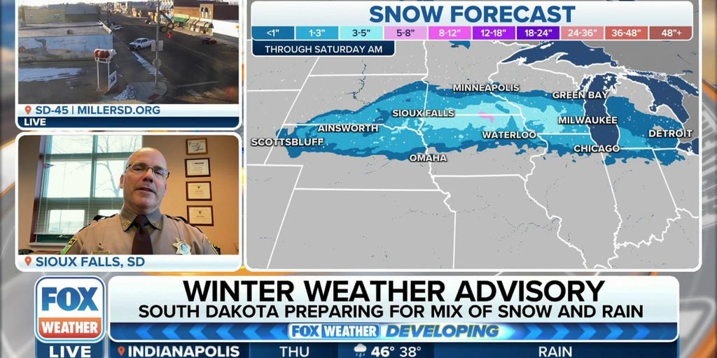 South Dakota preparing for mix of snow and rain Latest Weather Clips