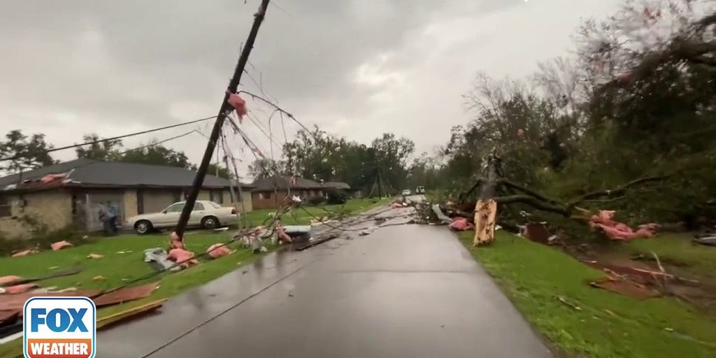 Tornado warned Storm Brings Damage To Montz Lousiana Latest Weather 