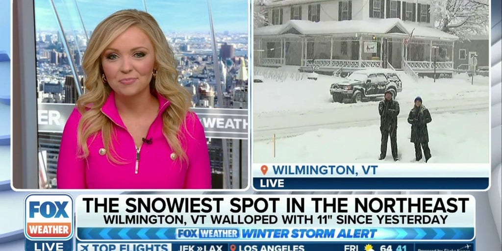 Snowiest spot in Northeast Wilmington, VT walloped with 11 inches of