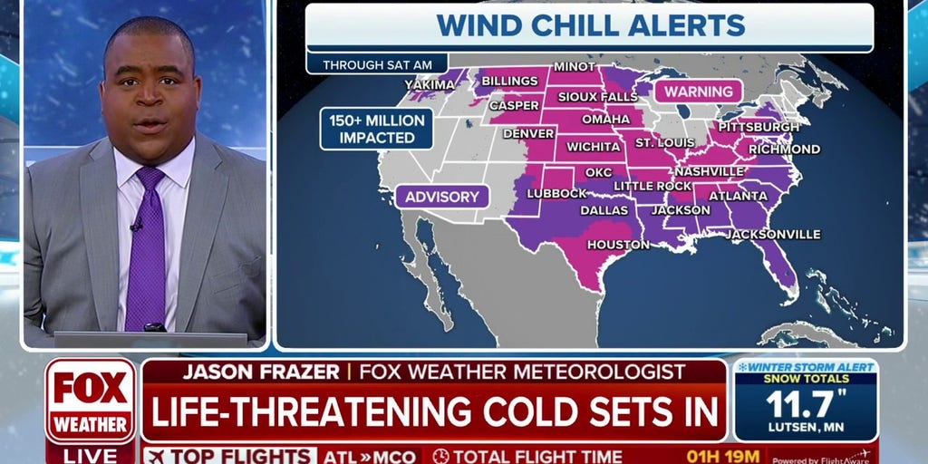 150 Million People Under Wind Chill Alerts As Life-threatening Cold ...