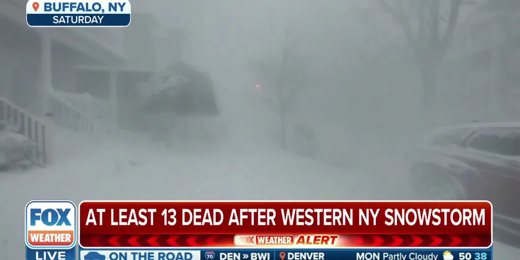 At least 13 dead in western New York as blizzard, lake effect snow ...