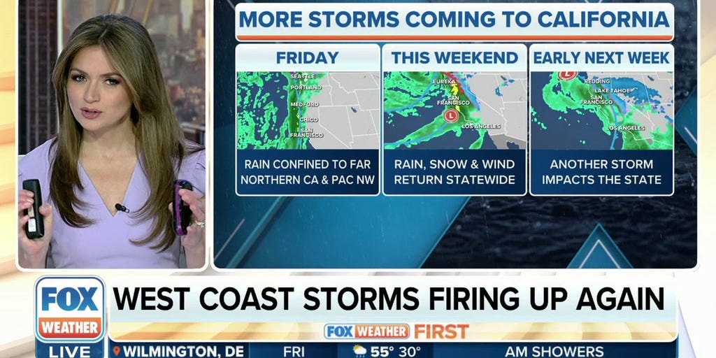 California to feel effects of next atmospheric river statewide Latest