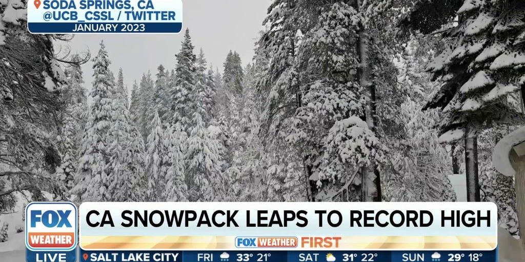 California's Extreme Snowpack And Its Effect On The Drought | Latest ...