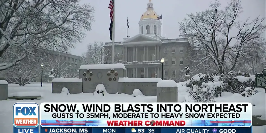 Winter storm turns Concord, NH into winter wonderland Latest Weather
