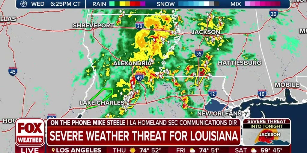 Louisiana Homeland Security prepares for overnight threat Latest