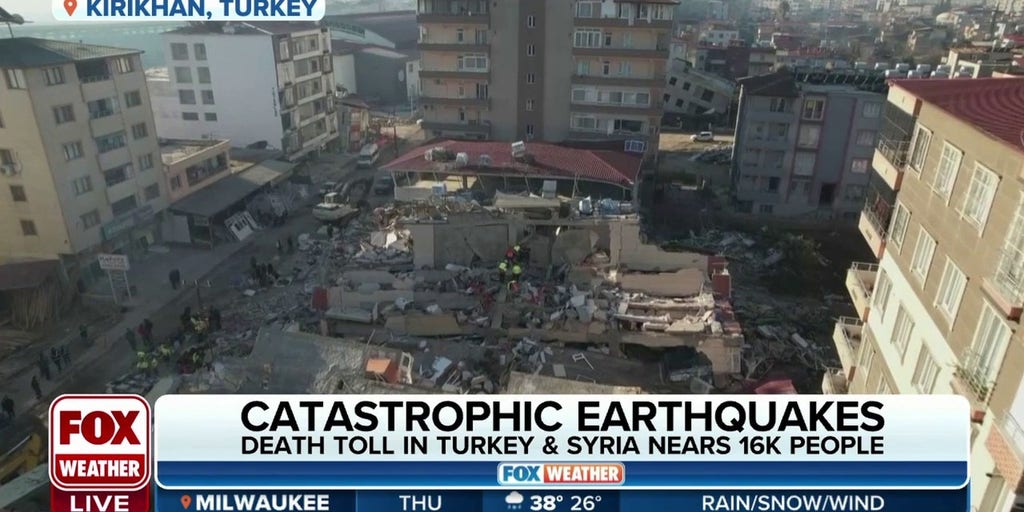 Death toll from earthquakes that struck Turkey and Syria nears 16,000 ...