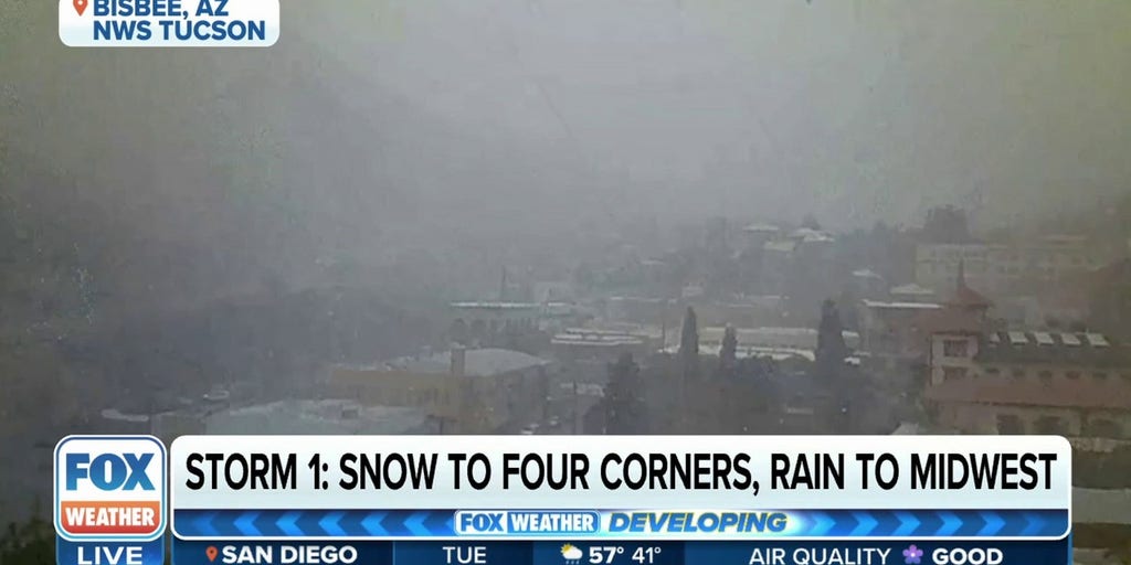 Storm brings snow to southeastern Arizona Latest Weather Clips FOX
