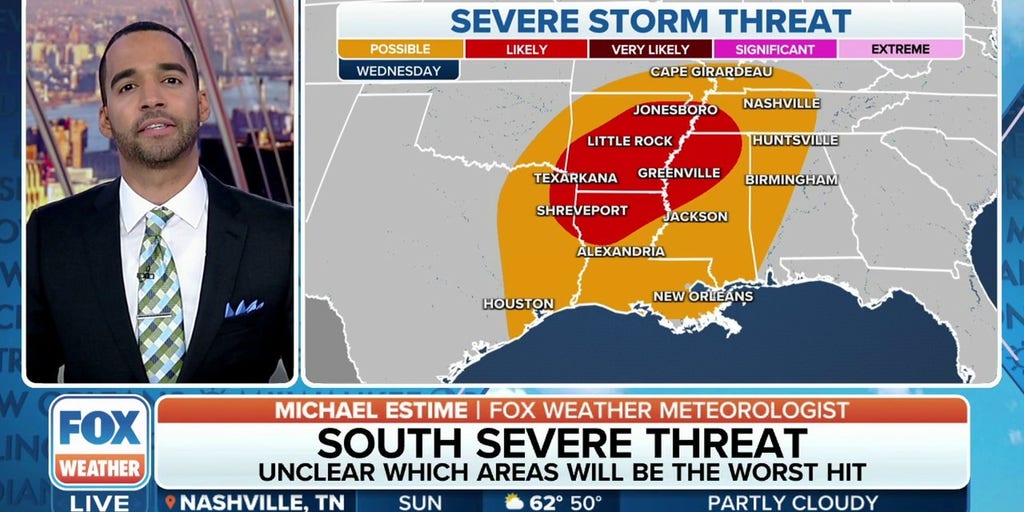 Wednesday washout and severe threat | Latest Weather Clips | FOX Weather