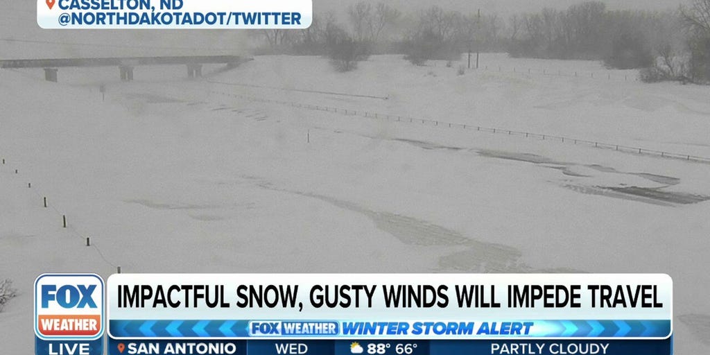 Impactful snow, gusty winds will impede travel across North Dakota