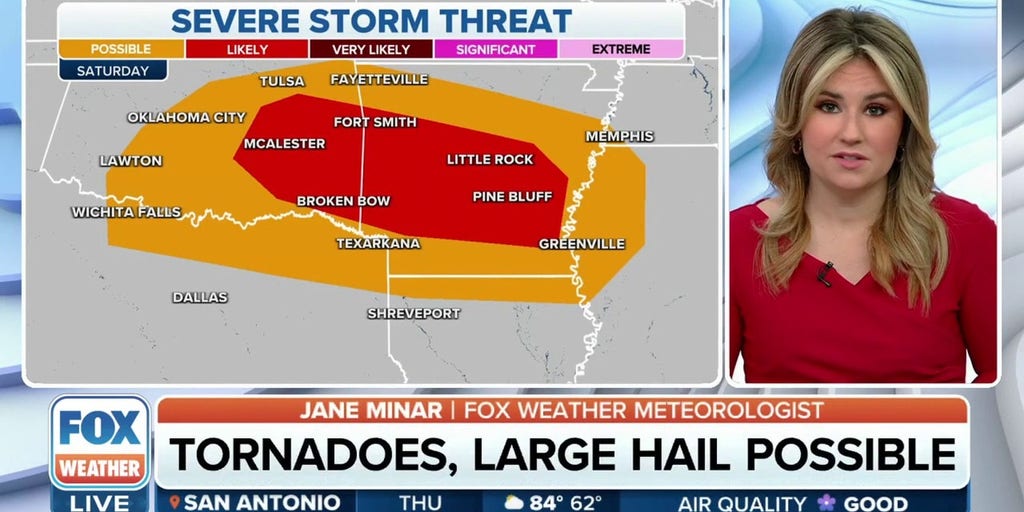 Tracking the threat for severe storms over the weekend Latest Weather