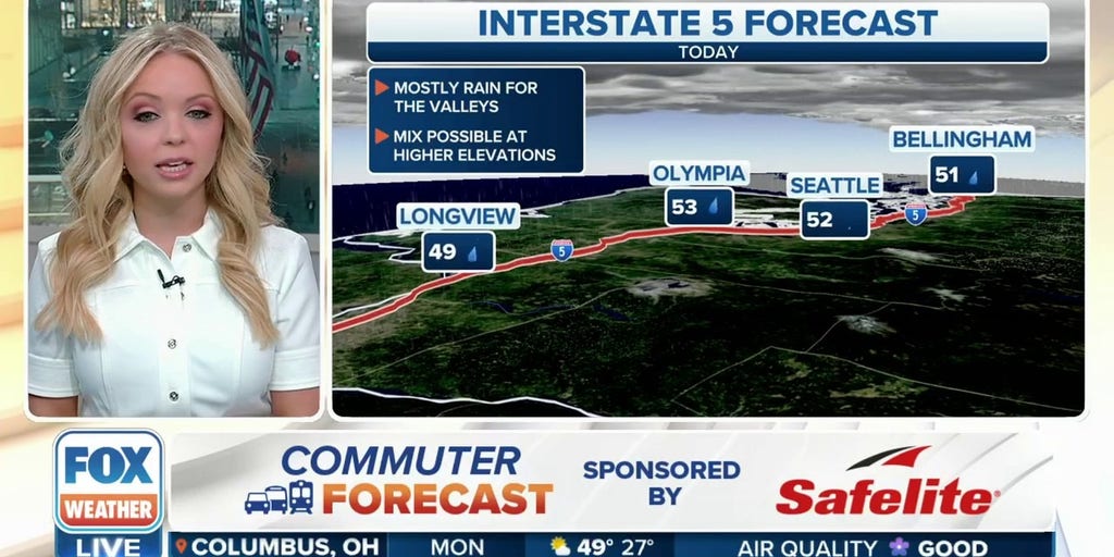 Fox Weather Commuter Forecast How Travel Conditions Look Across The Us Latest Weather Clips 6125