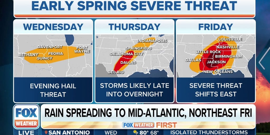 Severe storms could spawn strong tornadoes, hail, damaging winds for ...