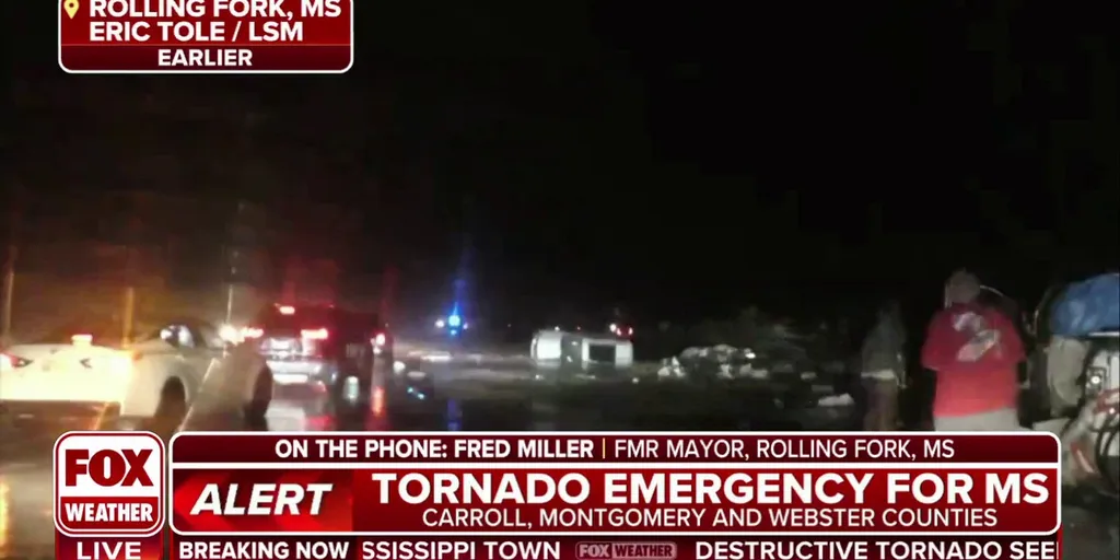 Tornado destroys a 'great deal' of Rolling Fork, MS Former Mayor