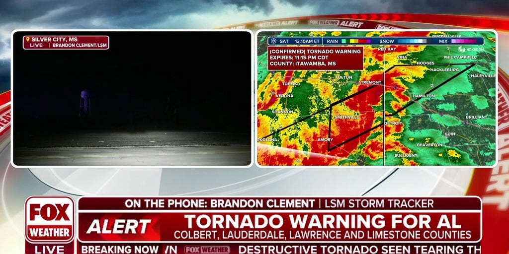 Storm tracker Violent tornado in Mississippi 'has gone a long way