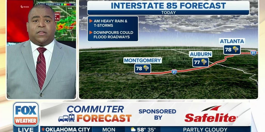 Fox Weather Commuter Forecast How Travel Conditions Look Across The Us Latest Weather Clips 0295