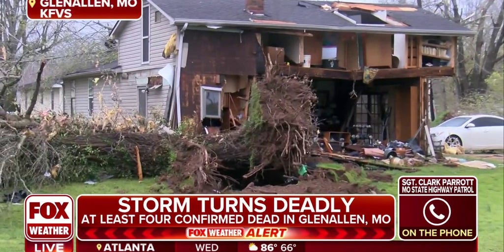 Glenallen, MO seeing some of the worse damage from tornado, first