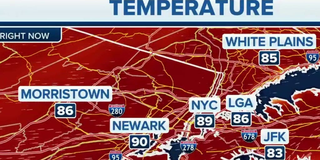 NYC sees record April heat Latest Weather Clips FOX Weather