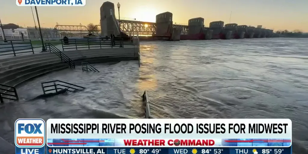 Davenport, Iowa among Midwest cities bracing for flooding from rising