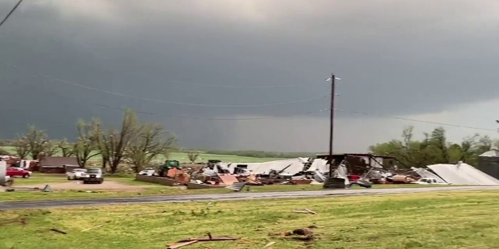 Tornado causes damage in Cole, Oklahoma Latest Weather Clips FOX Weather