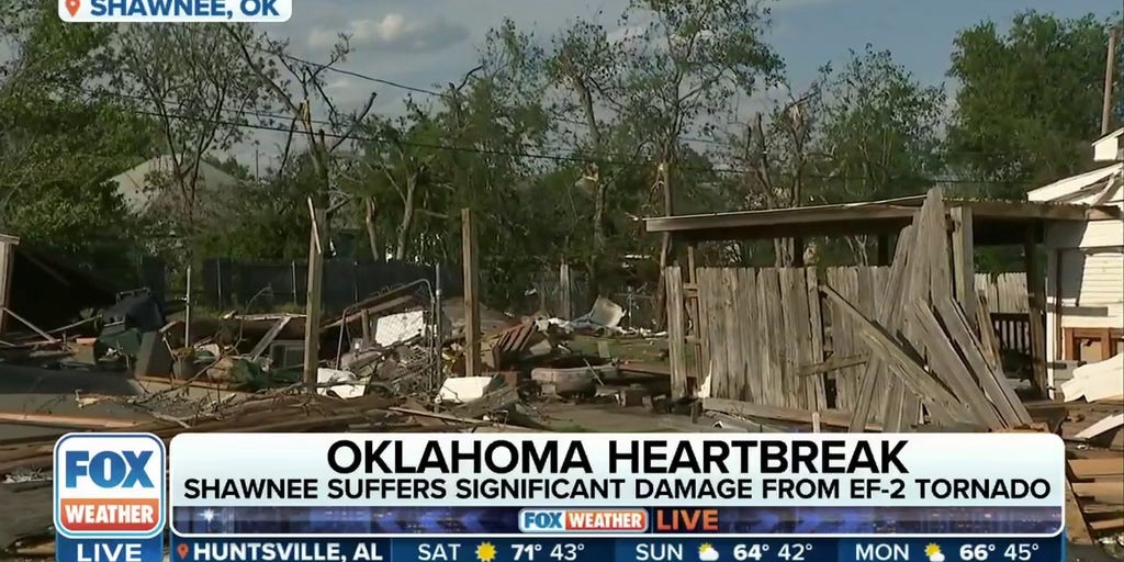 Significant damage in Shawnee, OK from EF2 tornado Latest Weather