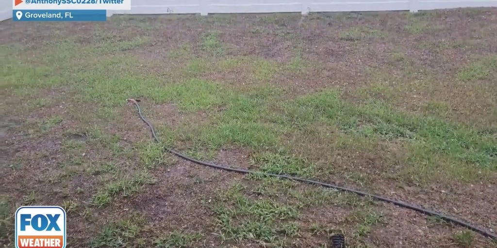Hail falls north of Groveland, FL Latest Weather Clips FOX Weather