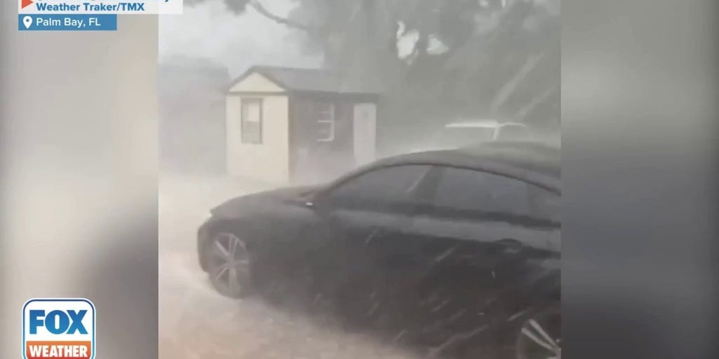 Intense hailstorm moves through Palm Bay, Florida Latest Weather