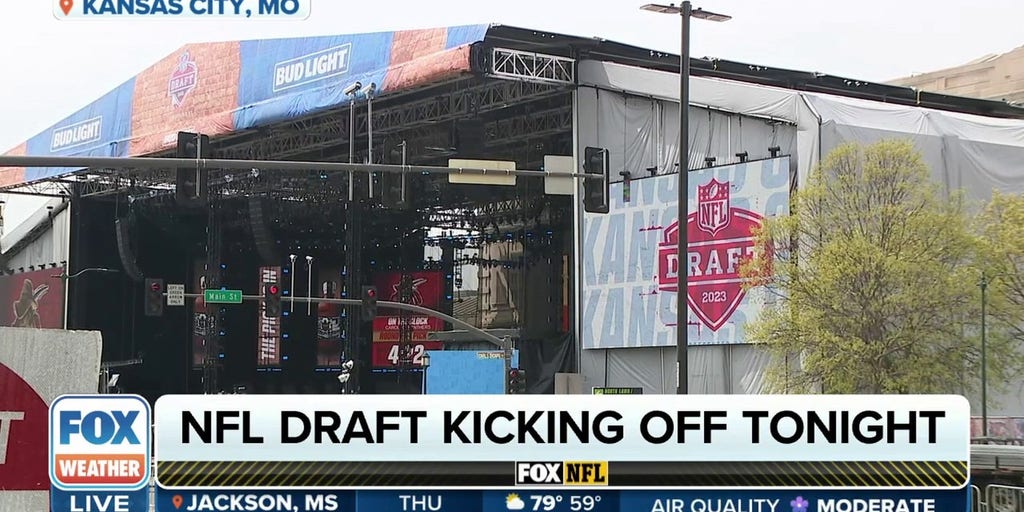 2023 NFL Draft kicks off in Kansas City, Missouri, Latest Weather Clips