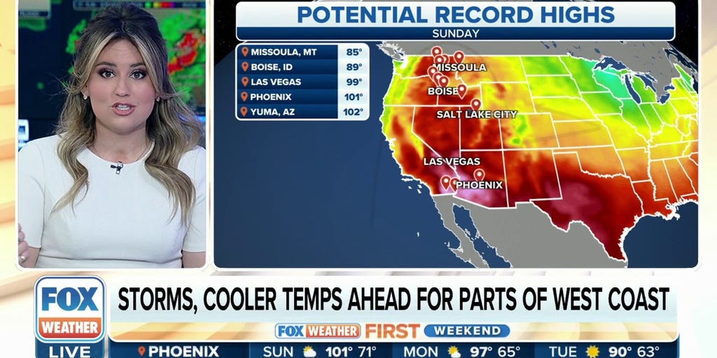 Early-season Heat Wave To Shatter More Record Highs Sunday In The West ...