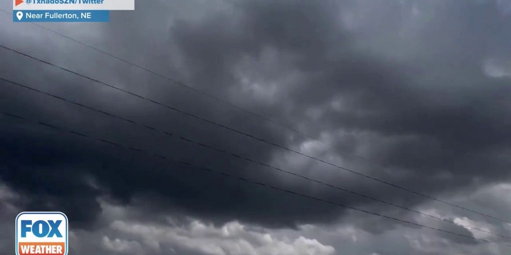 Ominous clouds near Fullerton, Nebraska Latest Weather Clips FOX