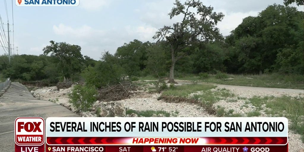 Rain expected to soak drought-stricken San Antonio, Texas | Latest ...