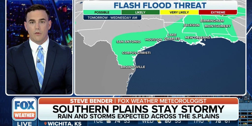 Flood risk persists in Texas, Gulf Coast through midweek | Latest ...