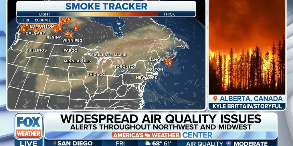 Smoke From Canadian Wildfires Causing Widespread Air Quality Issues In ...