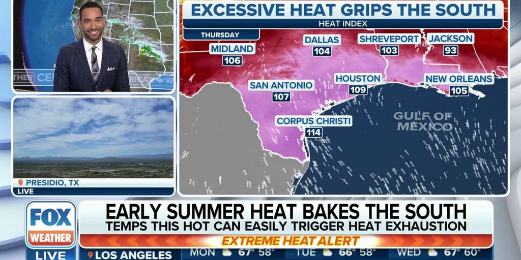 Early summer heat to bake the southern Plains this week Latest