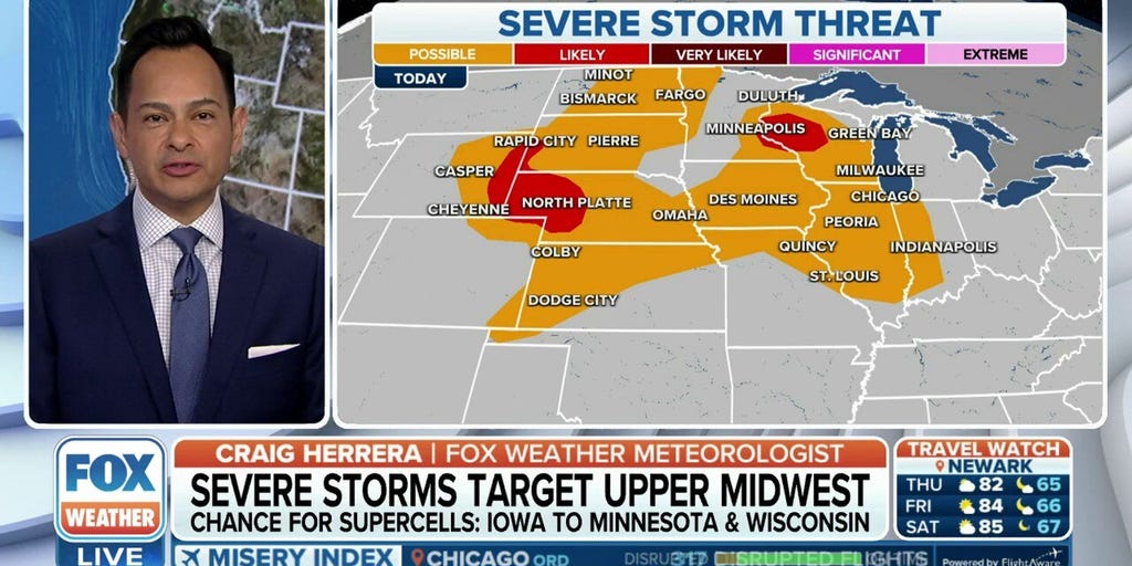 Severe Storms Could Produce Large Hail, Damaging Winds And Possible ...