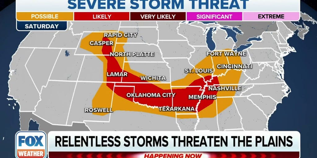 Tracking the threat of storms on Saturday and Sunday Latest Weather