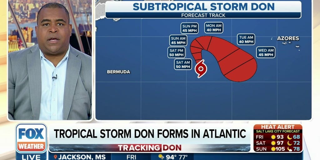 Subtropical Storm Don Forms In Atlantic Ocean | Latest Weather Clips ...