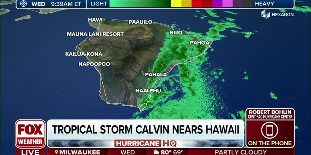 Tropical storm Calvin to hit Hawaii; bring heavy rainfall in Big Island -  The Economic Times