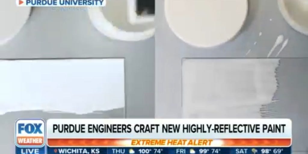 Whitest paint ever created': New reflective paint would direct heat away  from homes, Latest Weather Clips