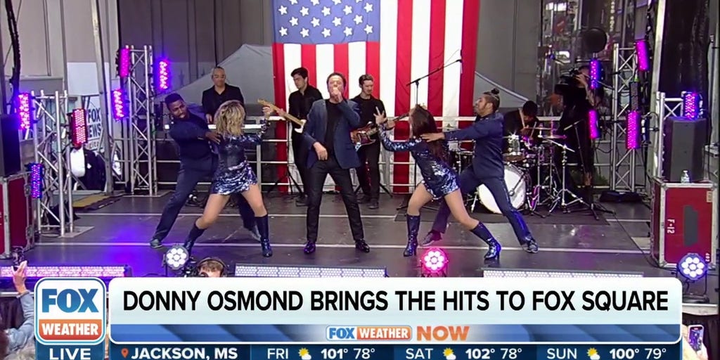 Donny Osmond performs in Fox Square Latest Weather Clips FOX Weather