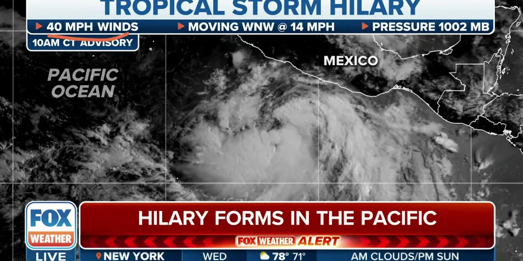 Tropical Storm Hilary Forms Off Mexico's Southwestern Coast | Latest ...