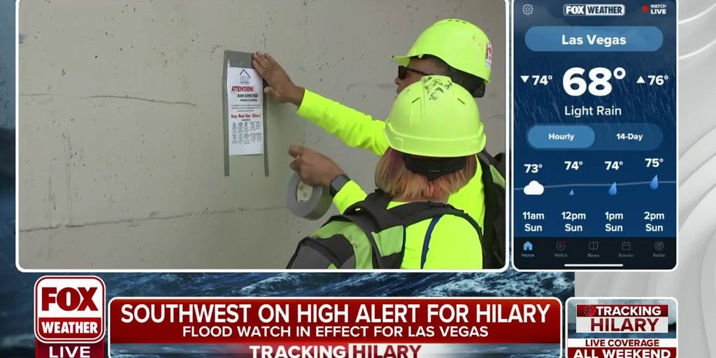 Las Vegas on high alert for impacts from Hurricane Hilary | Latest ...