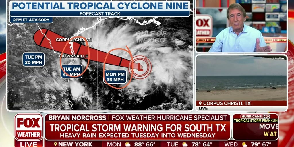 Bryan Norcross Gives The Latest On Potential Tropical Cyclone Nine ...