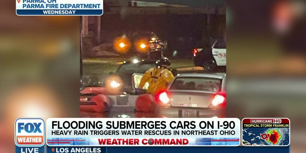 Flooding leads to water rescues in Ohio, power outages in Detroit