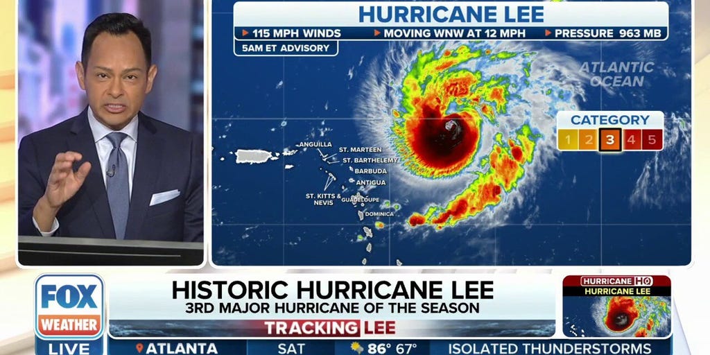 Historic Hurricane Lee becomes third major hurricane of season | Latest ...