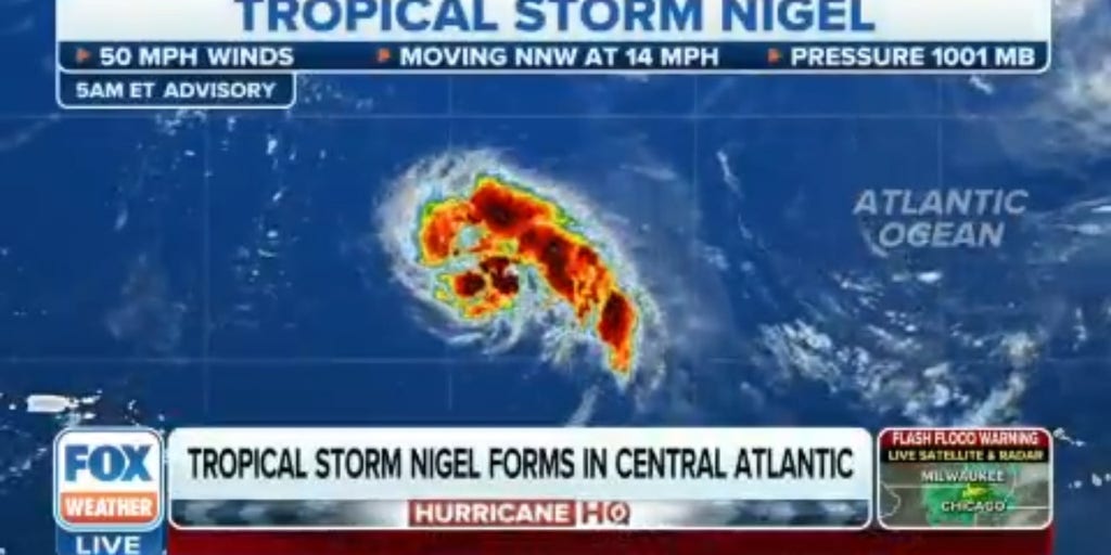 Tropical Storm Nigel expected to powerful hurricane in the